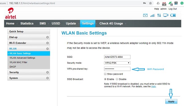 port forwarding in airtel 4g dongle india