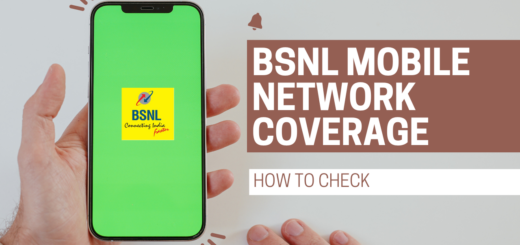 how to check bsnl mobile network coverage area in india